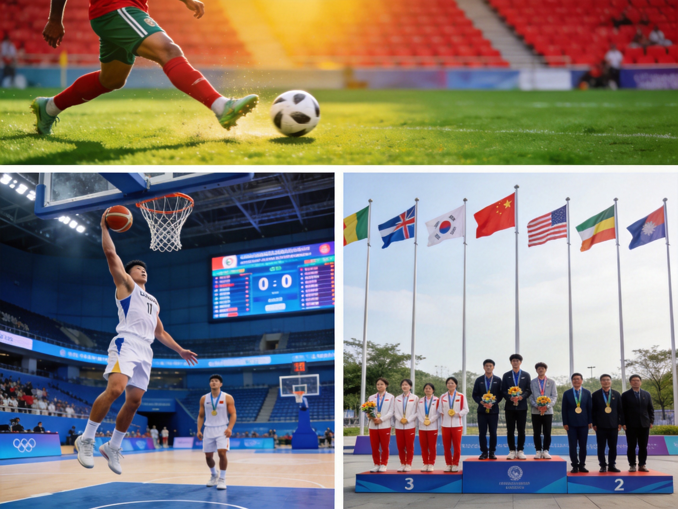 国际体育赛事展示奥运会与世界锦标赛等国际综合性赛事